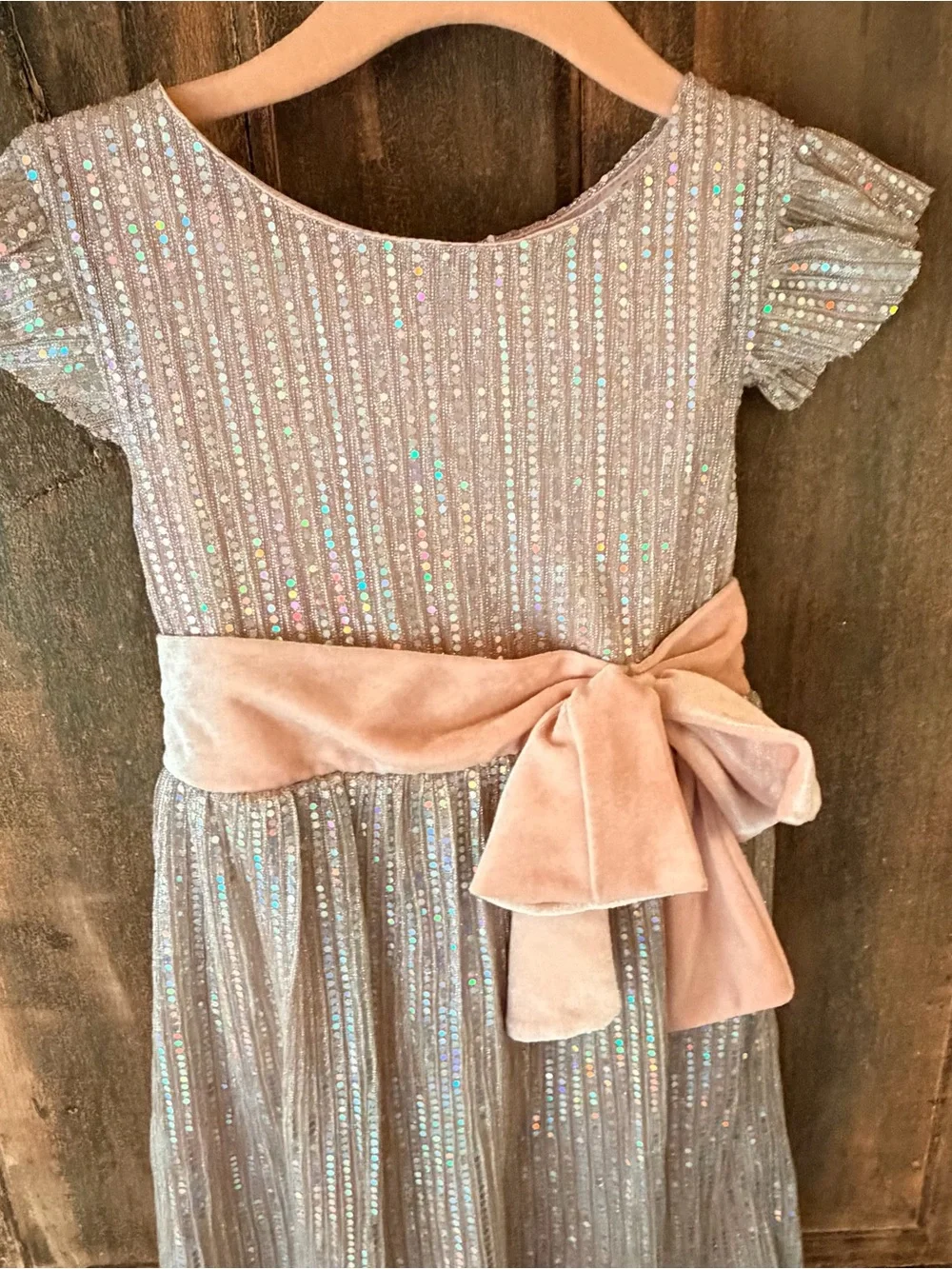 Blueberi Boulevard Girls Shimmer Party Dress – Size 4T